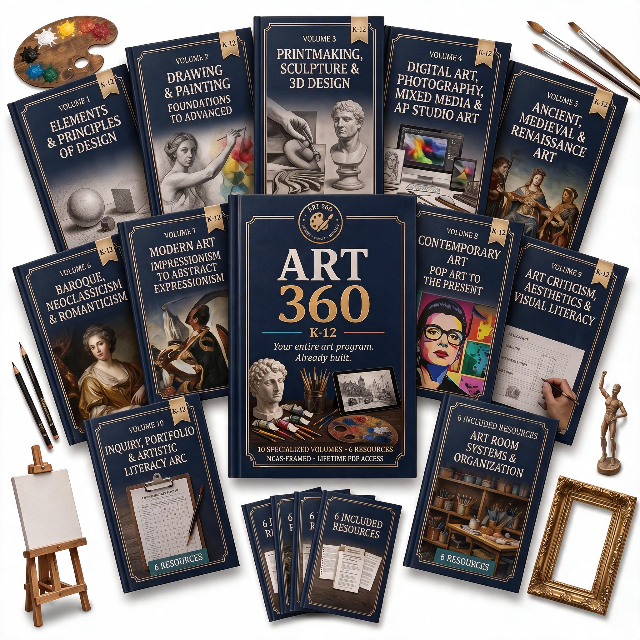 Art 360 K-12 Visual Arts Teaching System