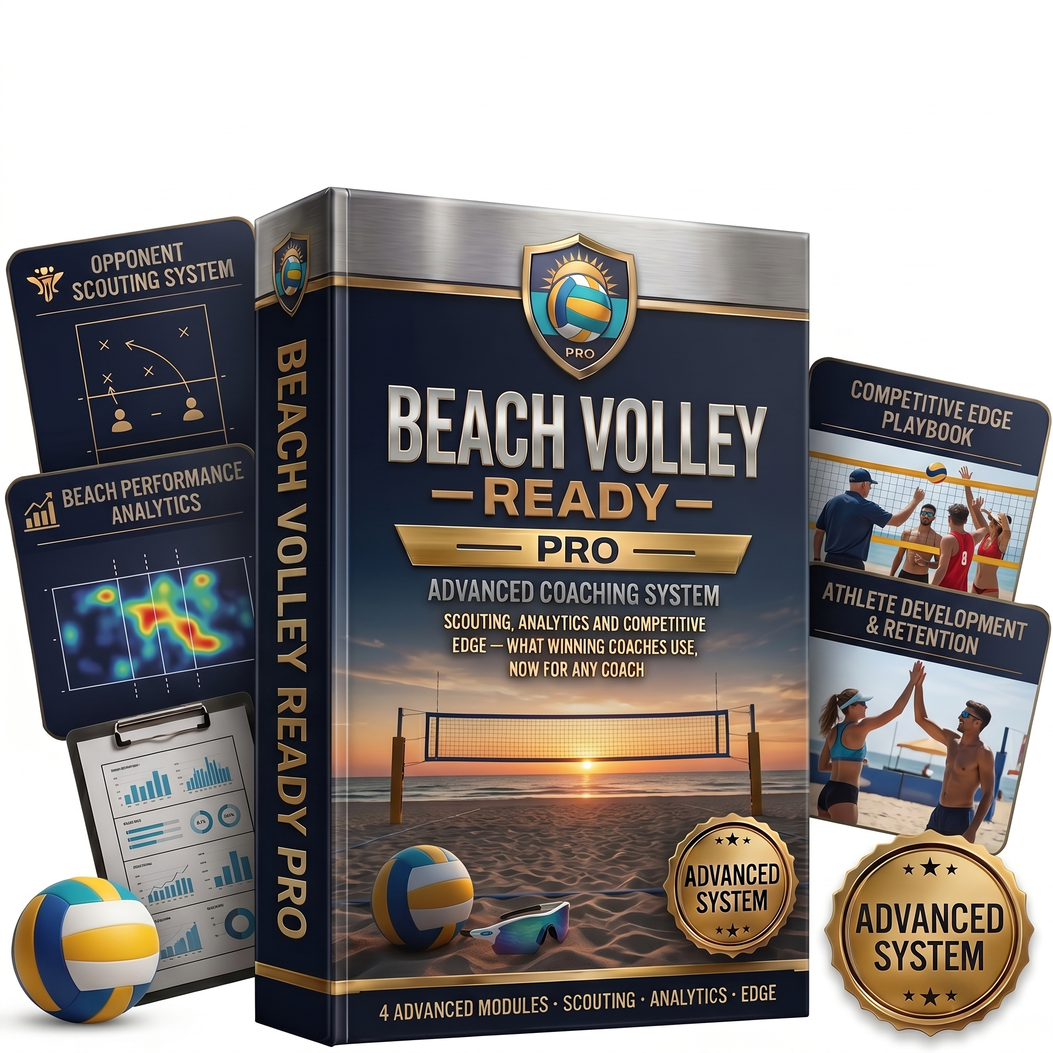 Beach Volley Ready PRO · Scouting, Analytics & Competitive Edge