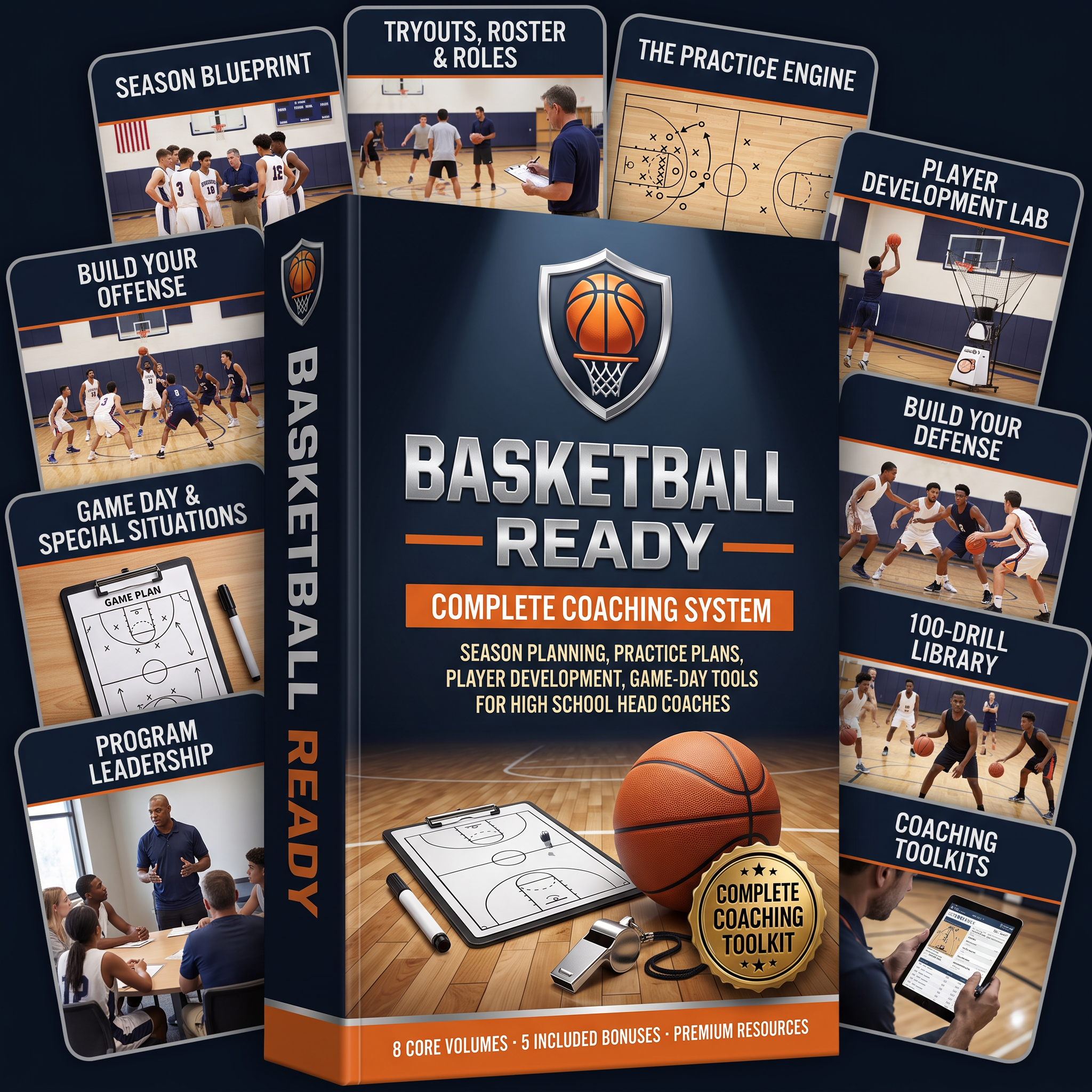 Basketball Ready | Complete High School Coaching System