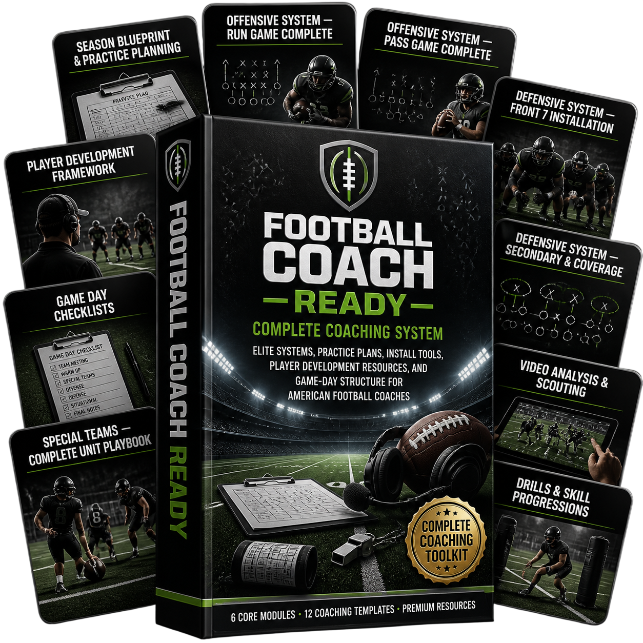 Mega Pack Football Coach — The Complete American Football Coaching System