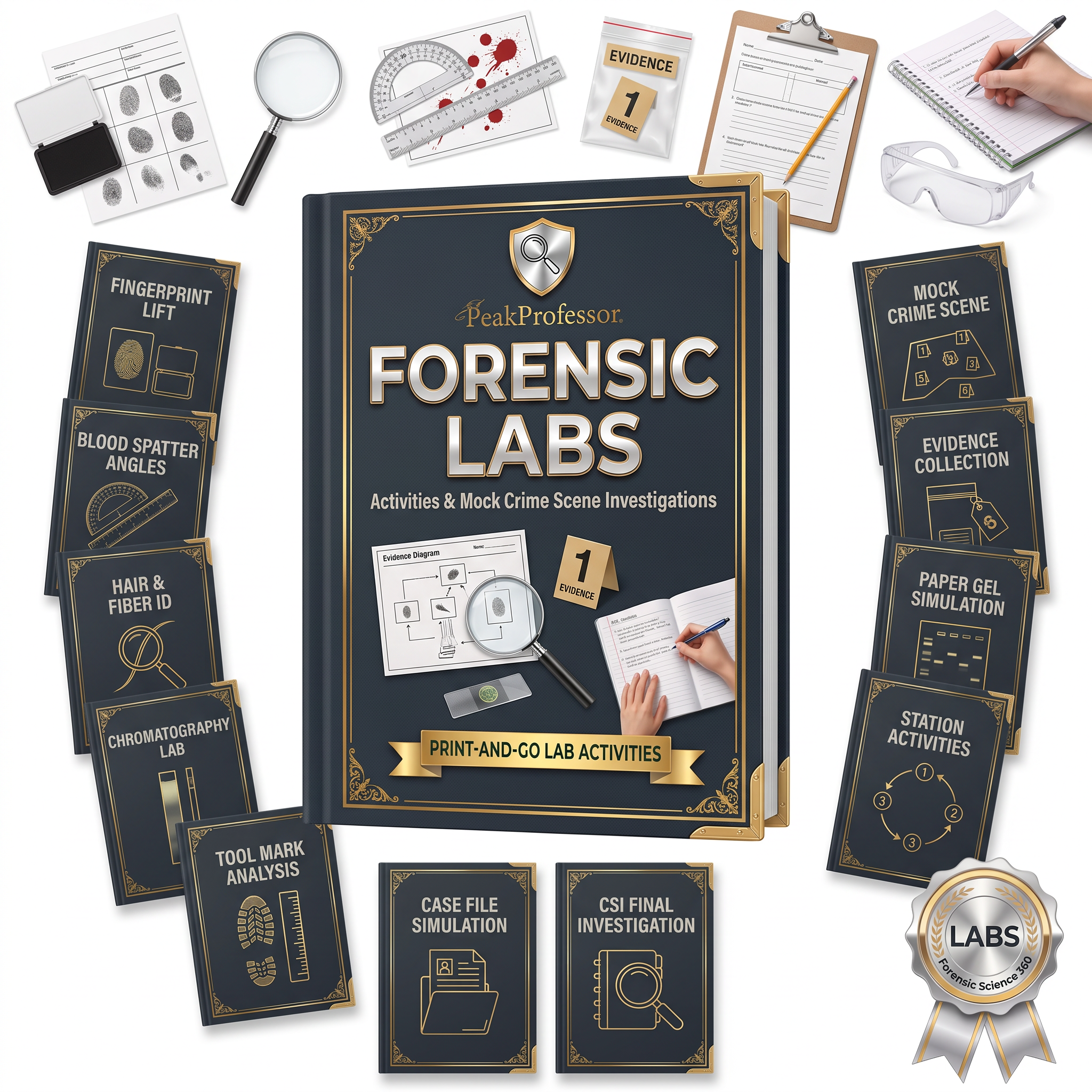Forensic Labs, Activities & Mock Crime Scene Investigations