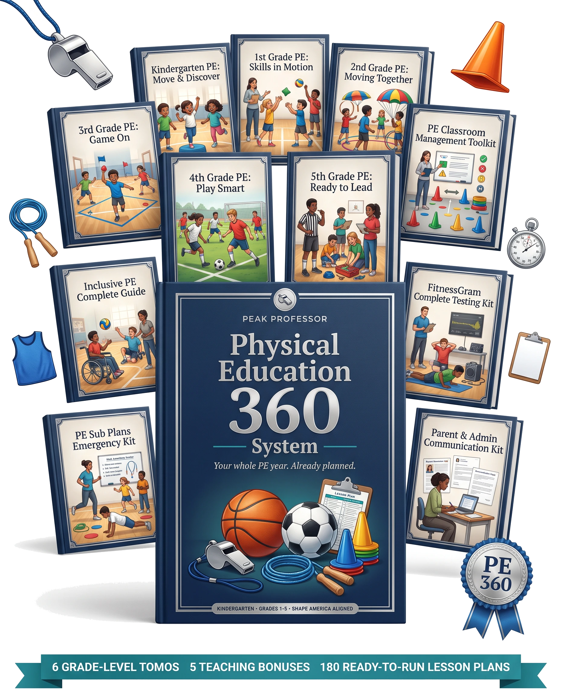 Physical Education 360: Complete K-12 PE curriculum, SHAPE America aligned